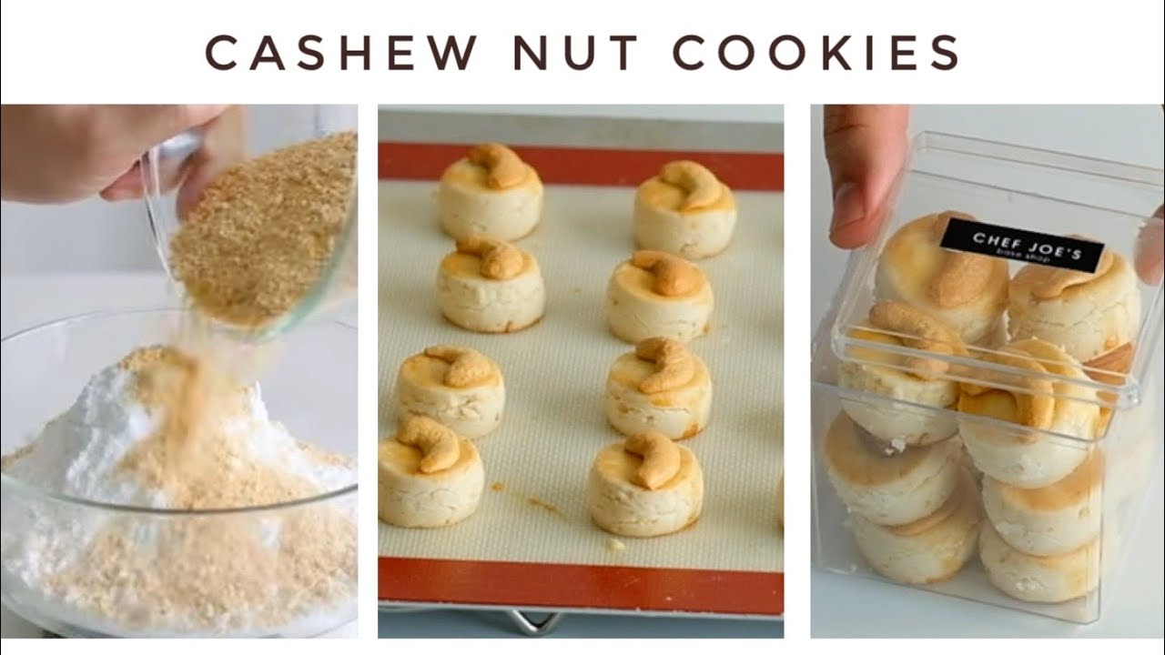 คุกกี้สิงคโปร์ กรอบเบาไม่แข็ง ทำง่ายไม่ใช้เครื่องตี สูตรเจ ทำขนมกับเชฟโจ Ep.94