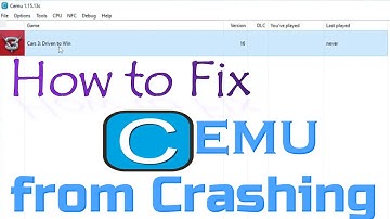 Hoe Cemu te repareren na een crash