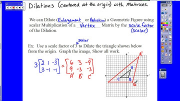 Dilation with Matrices