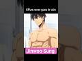 Jinwoo Sung hard work.💀#anime #sololeveling #jinwoosung #gym #shorts #cute