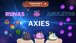 ACLARANDO DUDAS sobre el equipo de veneno | RUNAS + AMULETOS | Axie infinity Origins S8