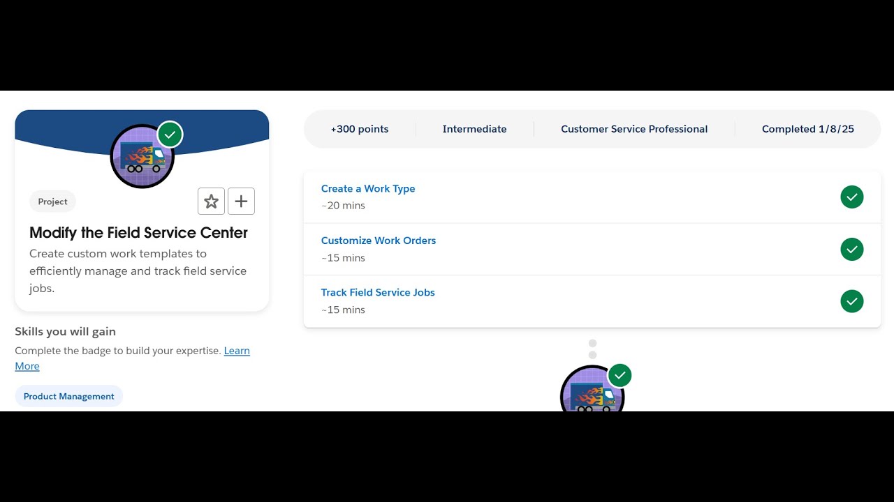 Create a Work Type | Modify the Field Service Center | Salesforce - YouTube