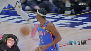 Will4k Reacts to THUNDER at NUGGETS | FULL GAME HIGHLIGHTS | December 29, 2023