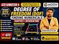 Degree of Freedom Finding Numericals | KToM Chapter 1 Introduction | GTU Important Problems