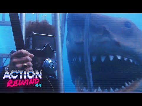 Attacked and Trapped in a Cage | Jaws (1975) | Action Rewind