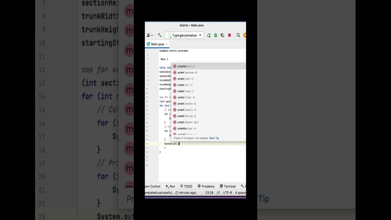 Java Program to Create Christmas Tree Pattern 