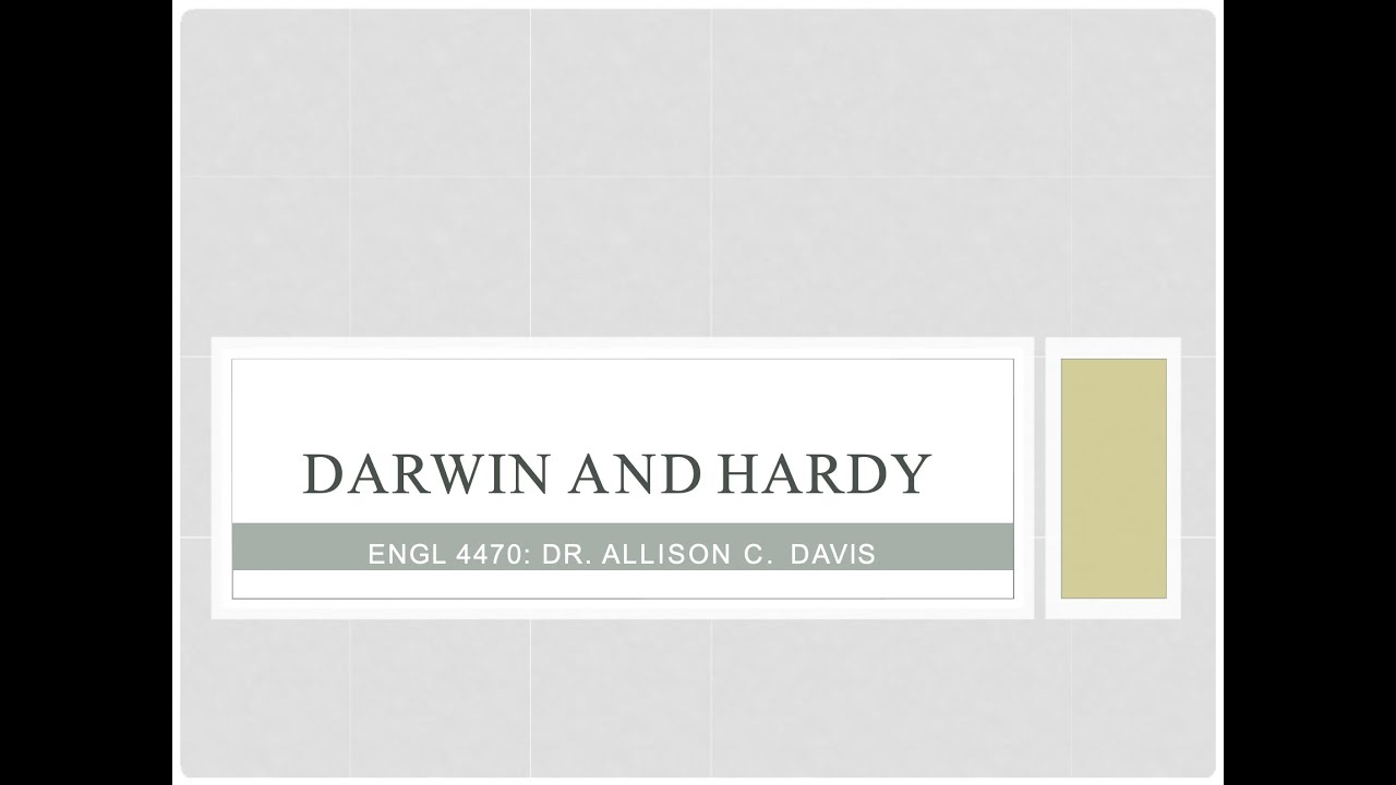 Darwin and Hardy
