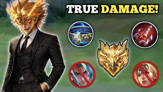 SUN DOUBLE TRUE DAMAGE VS. SUYOU AND FREYA! (100% broken!🙉) SUN BEST BUILD -MLBB