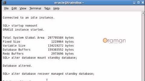 how to create standby and how it works when we do  switchover and failover