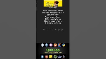 TypeScript What is the correct way to declare a static property in a TypeScript class
