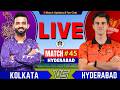 🔴SRH vs KKR, 46th Match IPL 2026 | Live Cricket Match | Hyderabad vs Kolkata Live| IPL Match Today