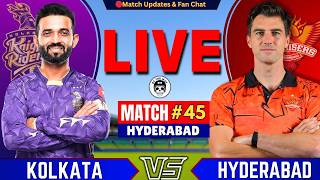 🔴SRH vs KKR, 46th Match IPL 2026 | Live Cricket Match | Hyderabad vs Kolkata Live| IPL Match Today