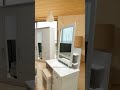 kamar set kasur, lemari, meja rias estetik minimalis