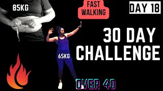 #Fastwalking in 10 minutes | #fitnessvideo || Day 18 #walkathome