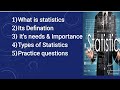 What is Statistics #statistics #competition #exam #job #exam 