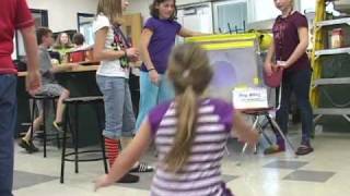 Elementary Kids Come to the Middle School for Cider,  Science and Technology