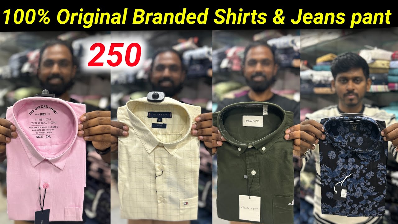 ரூ.250-க்கு Branded Shirts & jeans pant | Branded Dress in Chennai | Vimals lifestyle