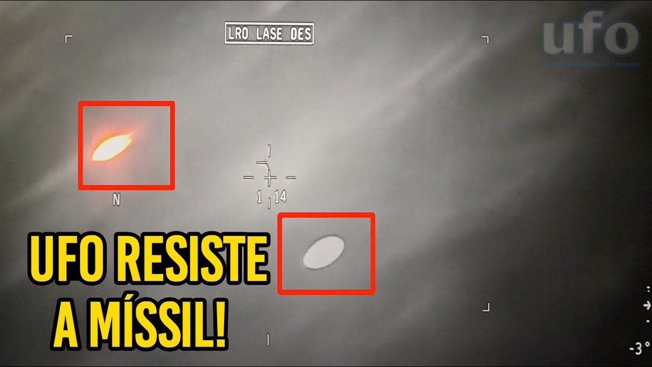 Um míssil atingiu e ricocheteou em um OVNI, de acordo com um novo vídeo apresentado ao Congresso dos EUA. 2 YouTube player