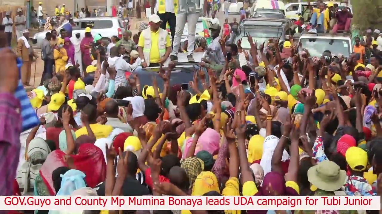GOV.Guyo and County Mp Mumina Bonaya leads UDA Campaign for Tubi Mohamed Tubi In Garbatulla and Kina