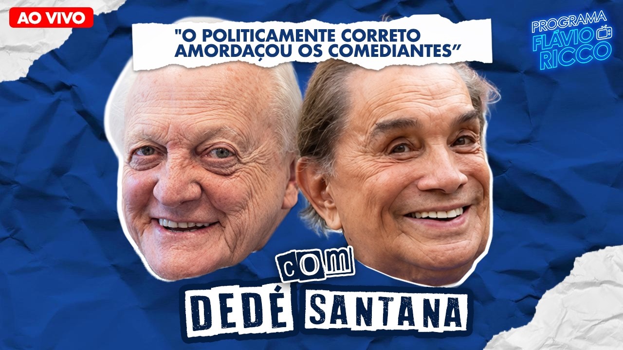 FLÁVIO RICCO recebe DEDÉ SANTANA | Programa Flávio Ricco