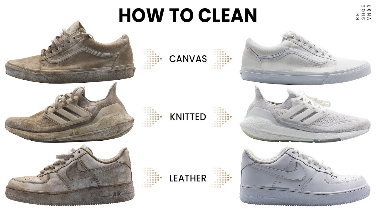 How to Clean White Canvas Shoes 