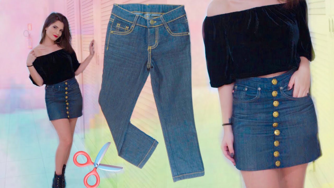 saia com varios botoes na frente