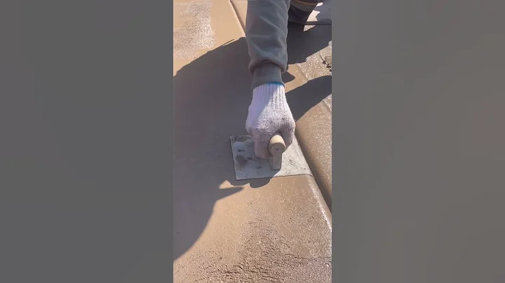 Satisfying concrete finishing #shorts #satisfyingvideo