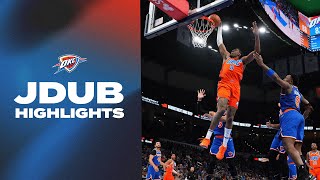 Jalen Williams' Top 100 Plays of the 2024-25 NBA Regular Season So Far ⚡ | OKC Thunder