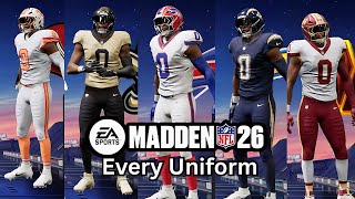 Madden 26 Every Uniform at Launch