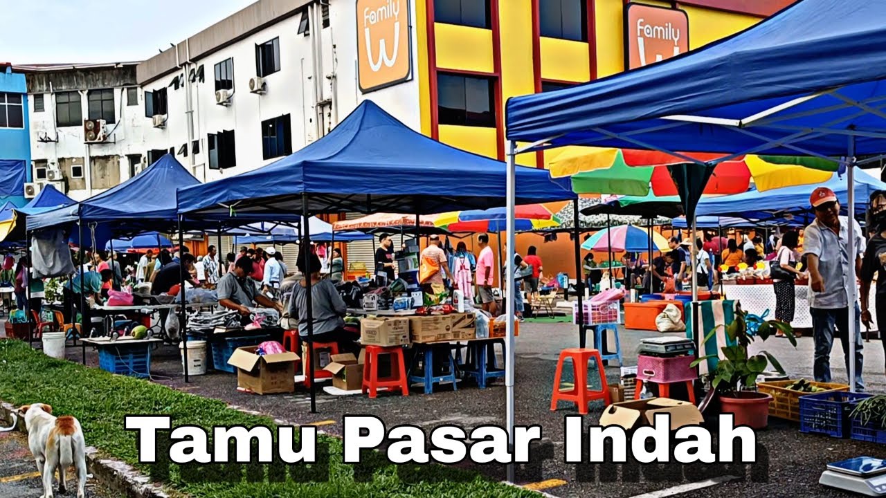 Awal Pagi Mencari Lauk Di Tamu Desa Minggu Indah Sibu Sarawak