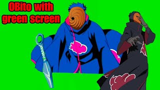 Obito With Green Screen