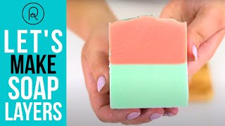 How to Make Layers in Cold Process Soap | Royalty Soaps