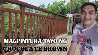 MAGPINTURA TAYO NG CHOCOLATE BROWN...