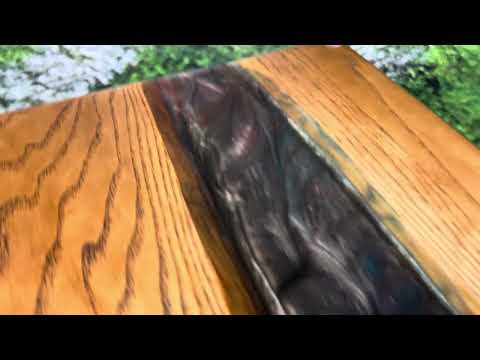 Дерево і смола в унікальному дизайні – нарди для справжніх поціновувачів, видео 1