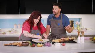 Pork Tacos with Vacation Salsa with Jonathan Bennett and Carnie Wilson