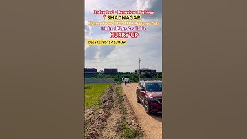 HIGHWAY FACING OPEN PLOTS FOR SALE IN SHADNAGAR | HYDERABAD | BANGALORE HIGHWAY