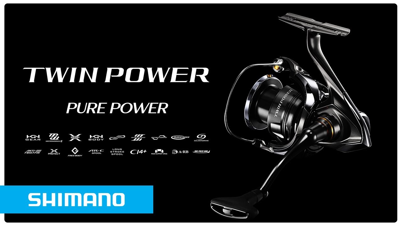 New Shimano TWIN POWER spinning reel - A Revolution In Angling