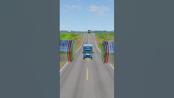 Beamng bollards vs car crashes Part 214 #beamngdrive #beamng #trending #youtubeshorts #shorts