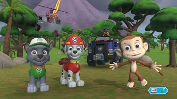 Paw Patrol On A Roll! #12 Marshall and Rocky Chase save Mandy the Monkey