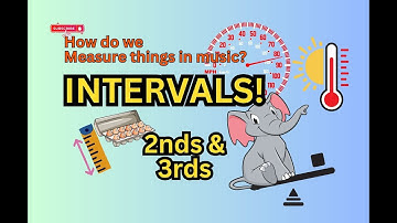 Learn Intervals 2nds and 3rds (steps and skips) with animated video. Get moving too!