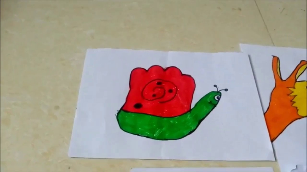4 FUN PALM ART IDEAS| Drawings | Thumb painting Ideas | Finger Painting Ideas | Painting Techniques