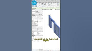 Sửa lỗi tường kính không tự động được cắt bỏ khi kết hợp với cấu kiến khác trong revit #tuhocrevit