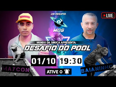 Baianinho De Mauá  X Maycon MTF - DESAFIO INÉDITO NO POOL