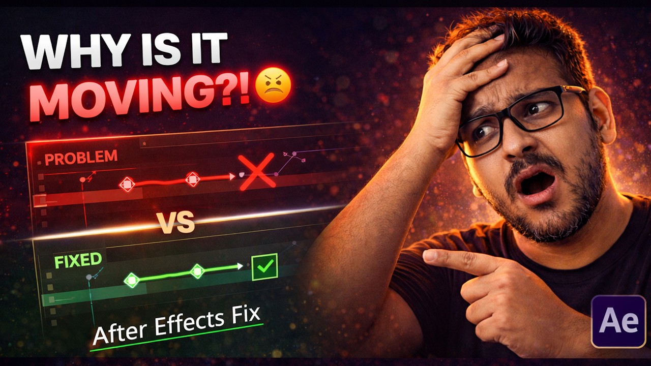 How to Fix Unwanted Movements Between Same Keyframes | After Effect ...