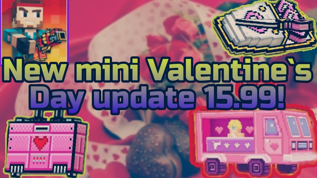 Pixel gun 3d. New mini Valentine`s Day update 15.99!