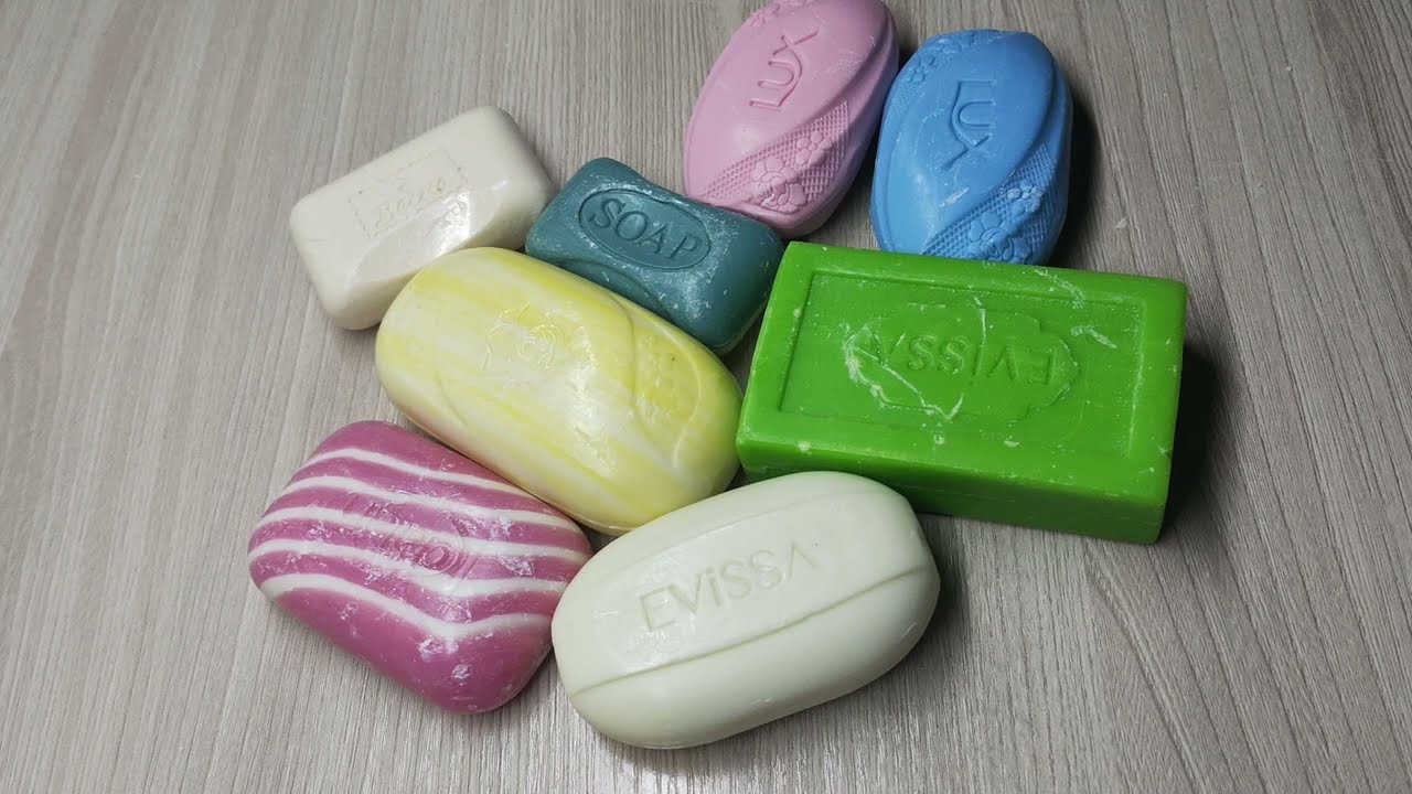 ASMR SOAP/ SOAP CUTTING/ DRY SOAP🤍💚🧡🤍💚🧡