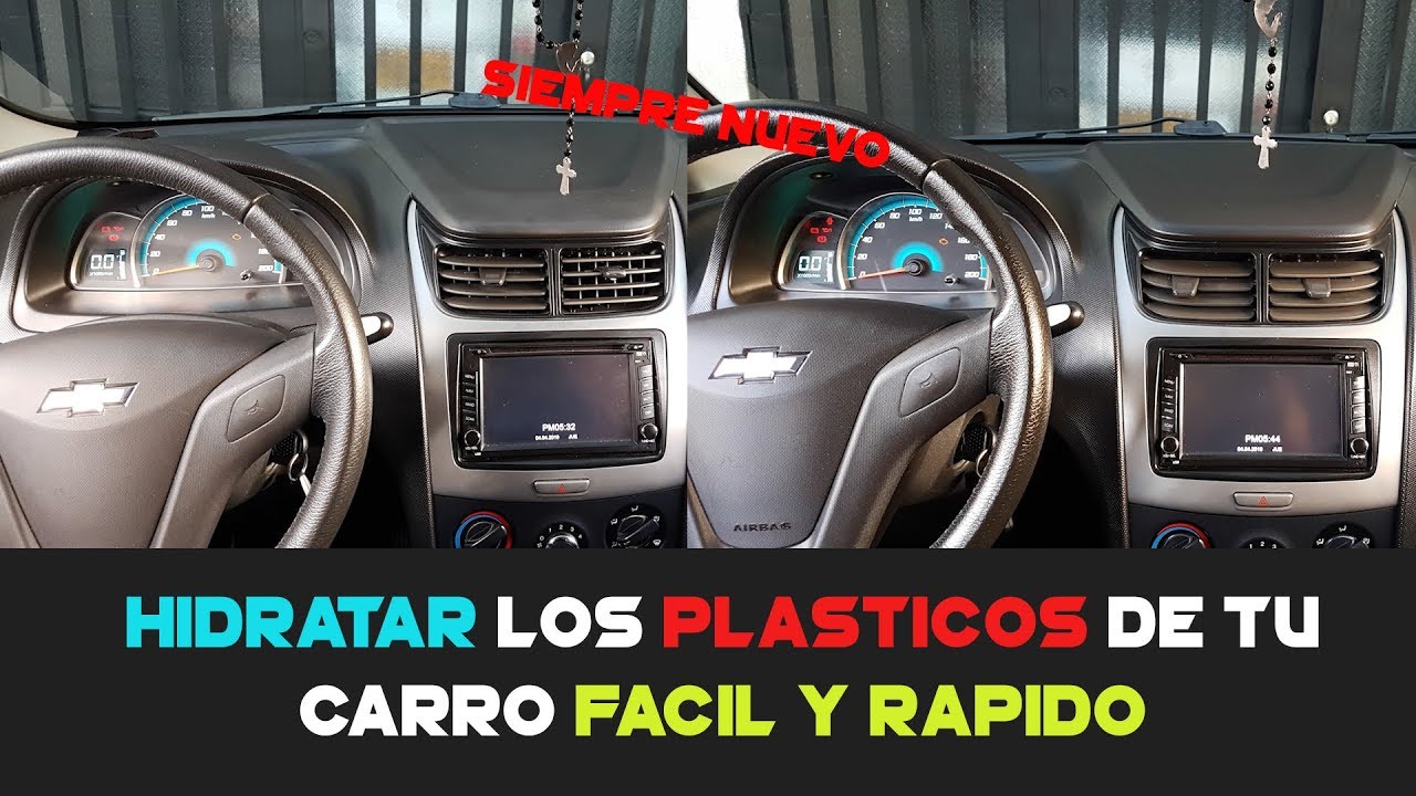 Como HIDRATAR los plasticos de tu carro y mantenerlo SIEMPRE NUEVO.  #HazloTuMismo 