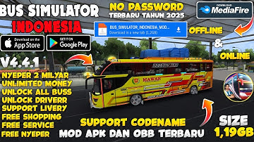 🔥 Bus Simulator Indonesia MOD APK v4.41 (2025) | Unlimited Money 💰 All Buses Unlocked | No Password