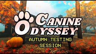 Canine Odyssey's (Dog Game) AUTUMN TESTING  on Roblox is AWESOME!
