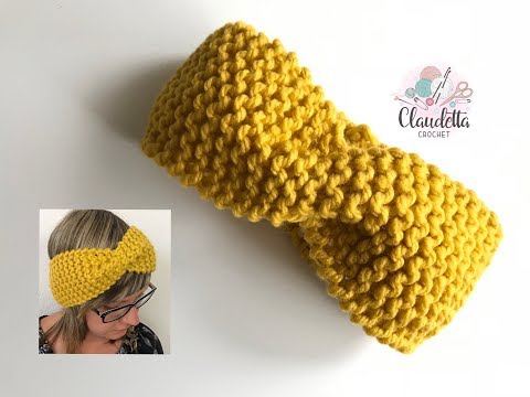 How to Knit HEADBAND WITH TWIST / Beginner